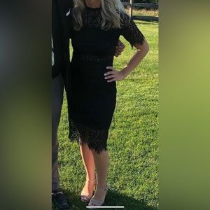 Lacy black dress